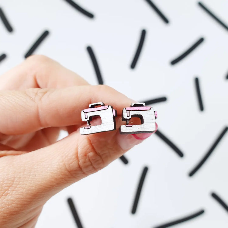 Sewing Machine Stud Earrings