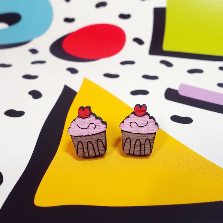 Cupcake Stud Earrings