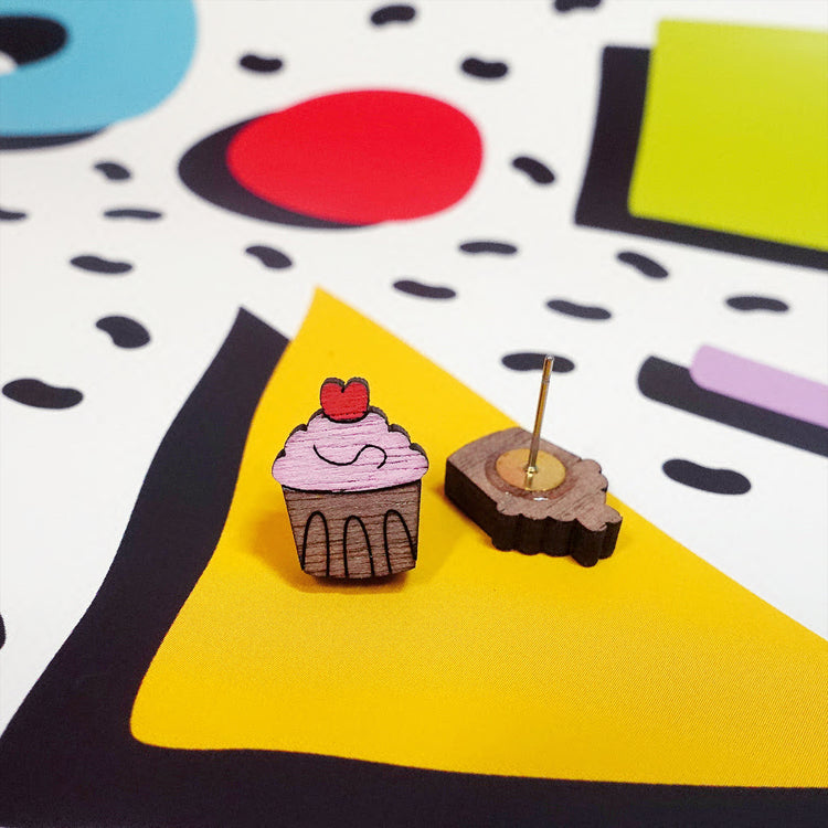 Cupcake Stud Earrings