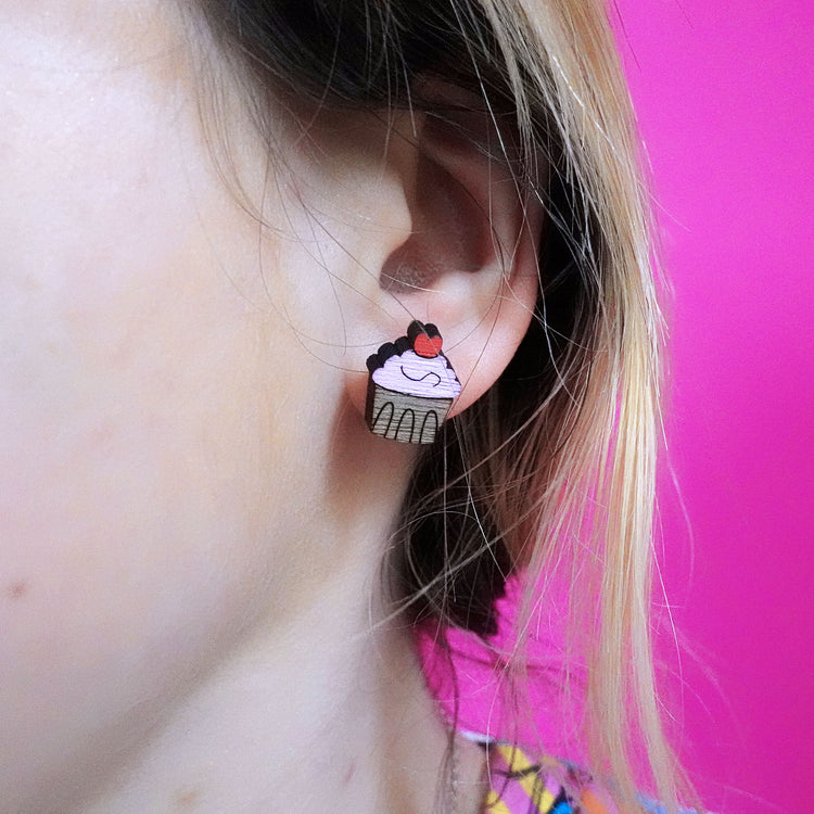 Cupcake Stud Earrings
