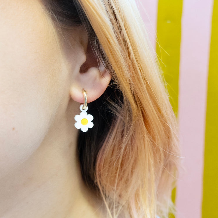 Daisy Huggies Earrings