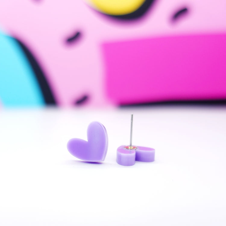 Heart Stud Earrings