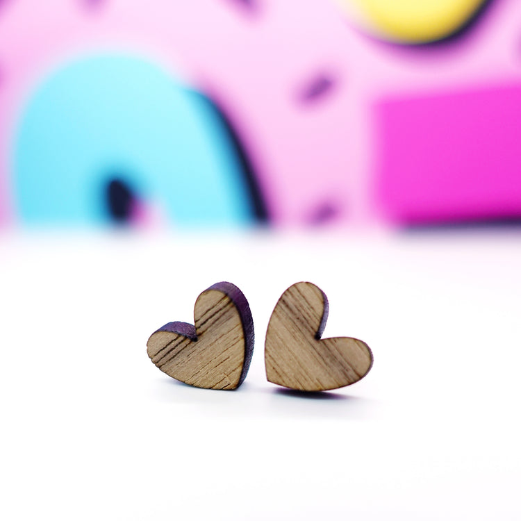 Heart Stud Earrings