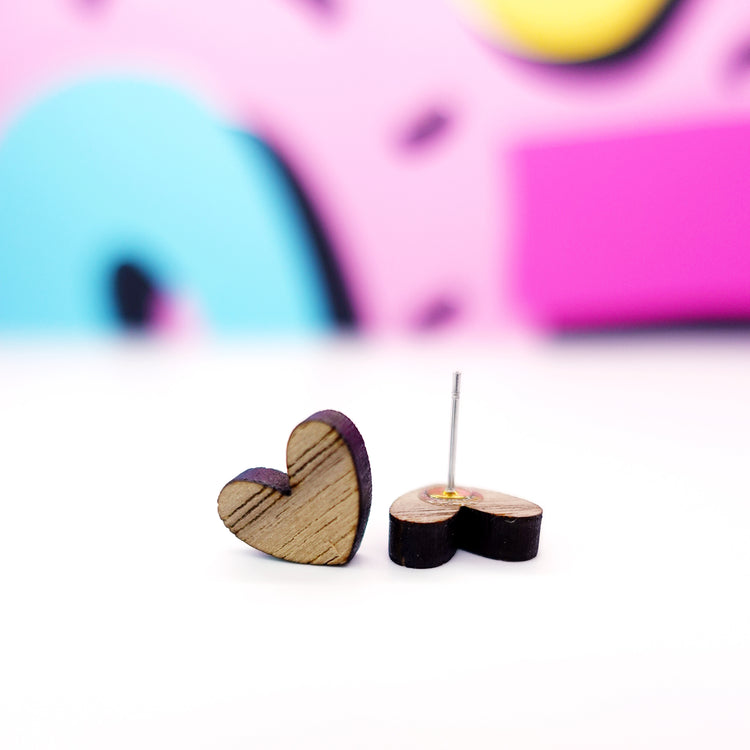 Heart Stud Earrings