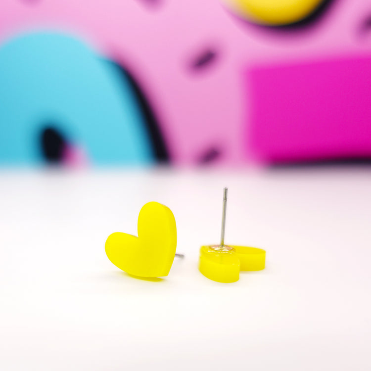 Heart Stud Earrings