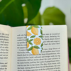 Lemon Print Magnetic Bookmark