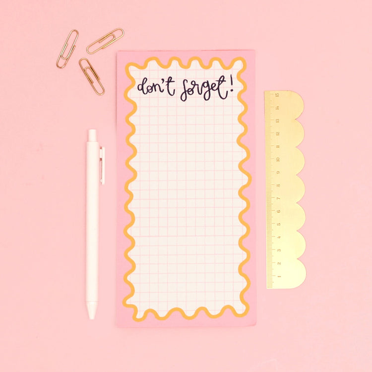 Don't Forget Shopping List Pad
