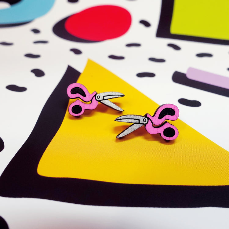 Scissors Stud Earrings