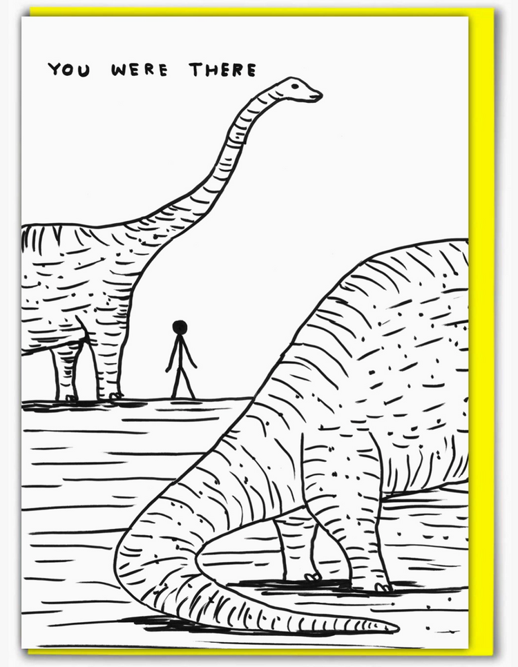 Funny Dinosaur Birthday Card