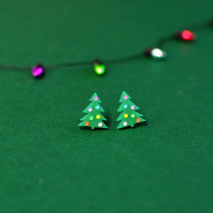 Christmas Tree Stud Earrings