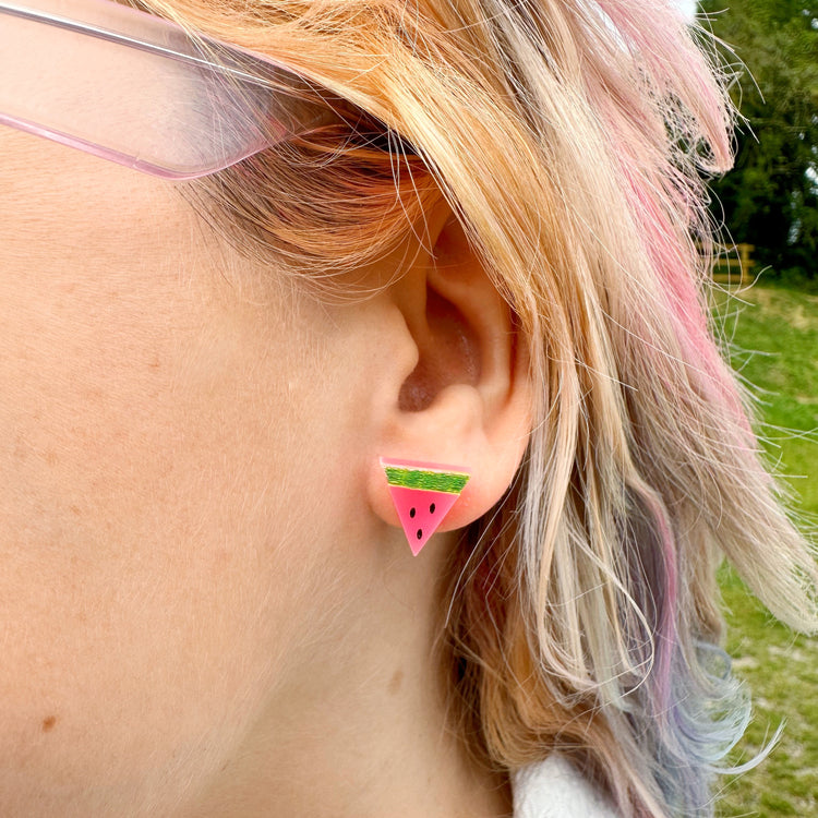 Watermelon Stud Earrings
