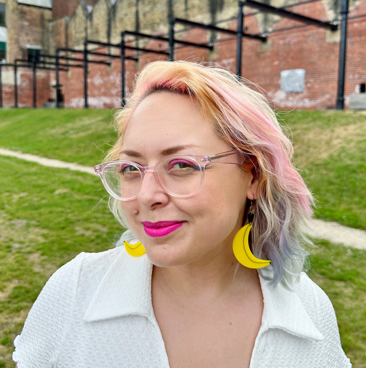 Banana Statement Earrings