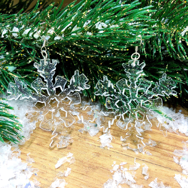 Snowflake Statement Earrings