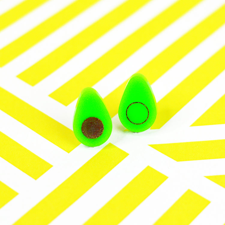 Avocado Stud Earrings