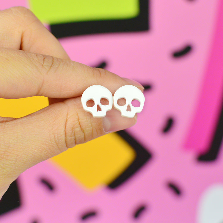 Halloween Skull Stud Earrings