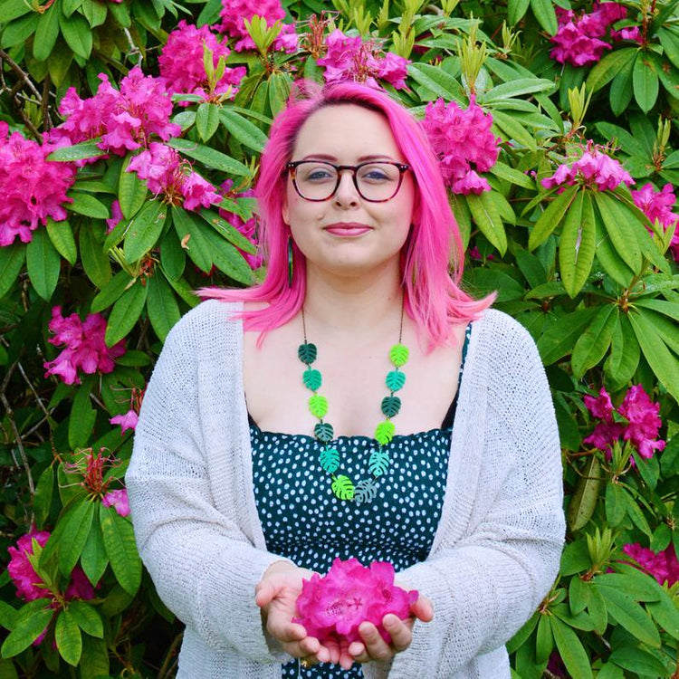 Monstera Chain Necklace