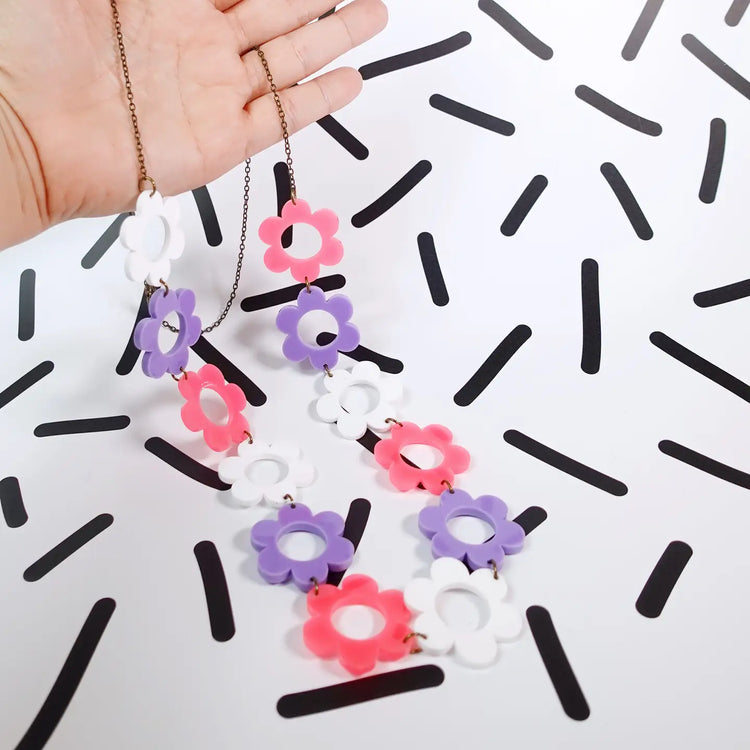 Daisy Chain Statement Necklace