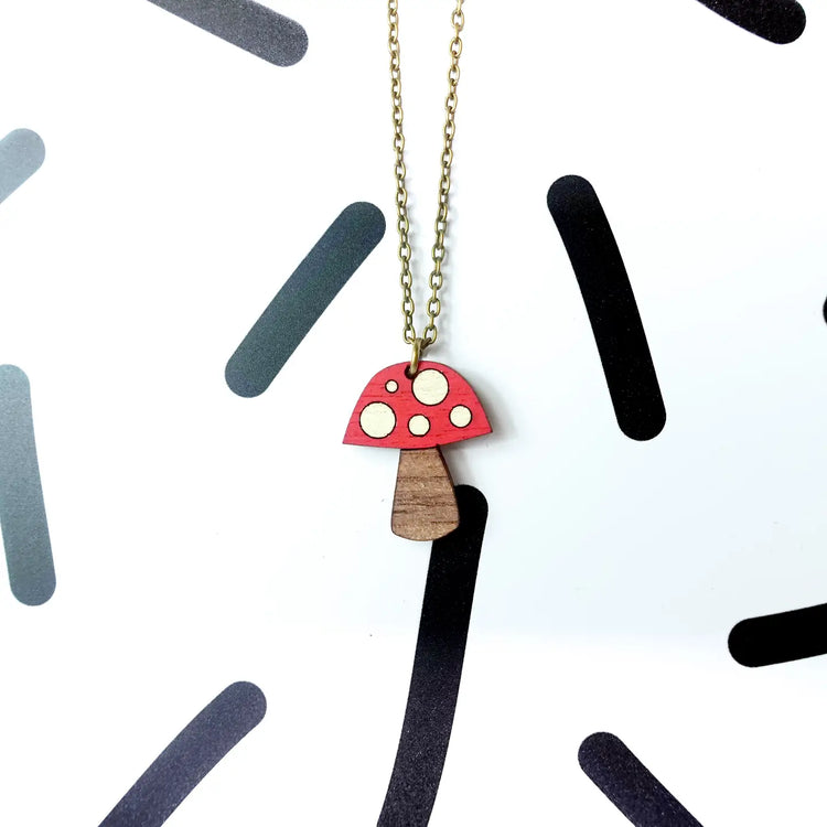 Mushroom Mini Necklace