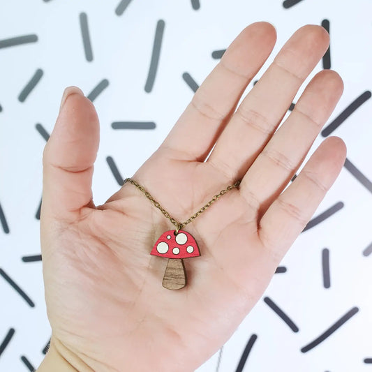 Mushroom Mini Necklace