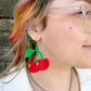 Cherry Statement Earrings