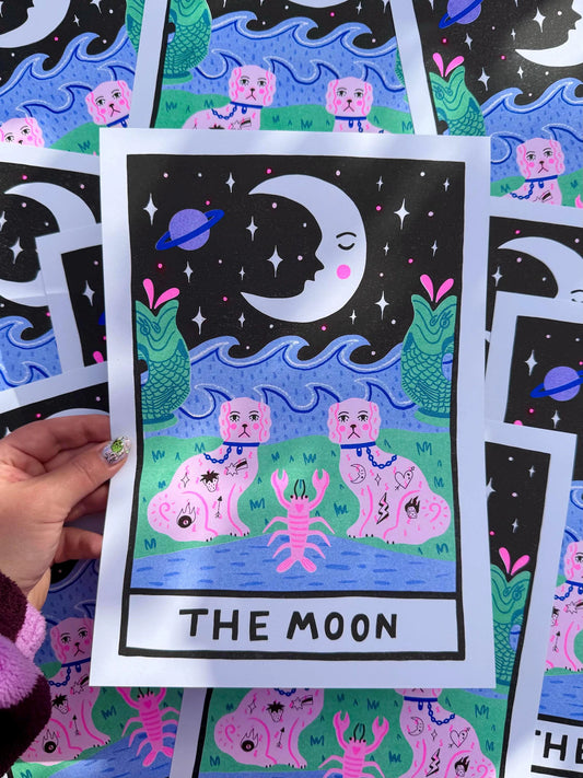 The Moon A4 Print