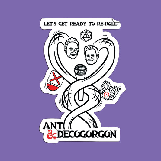 Ant & Decogorgon Sticker