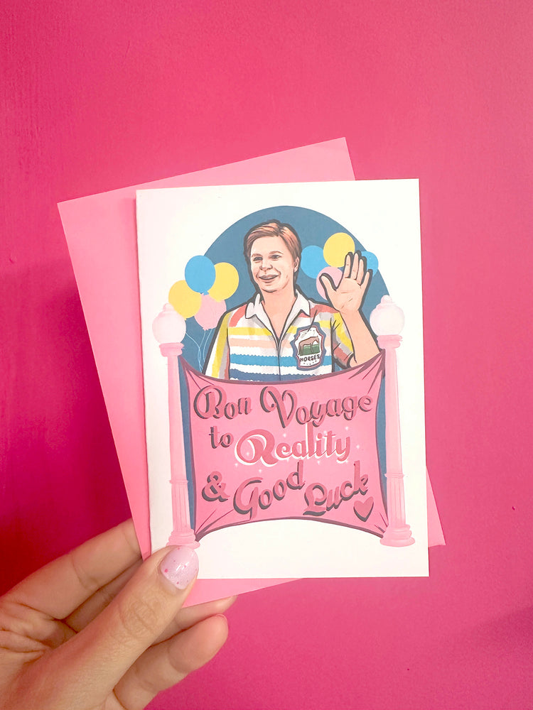 Bon Voyage and Good Luck Barbie Card