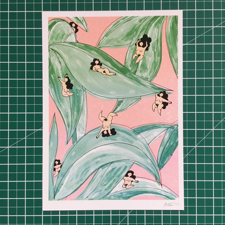 Explorers Nature Nude Print