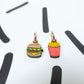 Burger and Fries Huggie Earrings