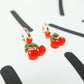 Cherries Huggie Earrings