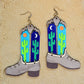 Cowboy Boot Statement Earrings