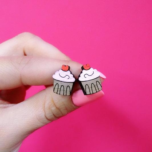 Cupcake Stud Earrings
