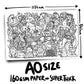 Monsters Giant Colouring Sheet