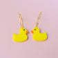 Duck Hoop Earrings