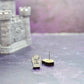 Halloween Gravestone Stud Earrings
