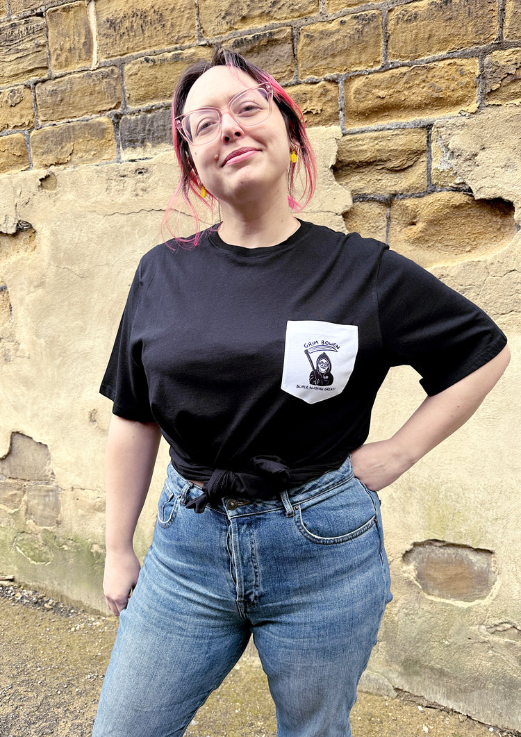 Grim Bowen Pocket Print T-Shirt