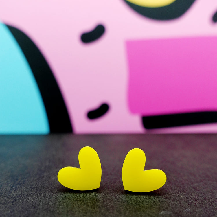 Heart Stud Earrings