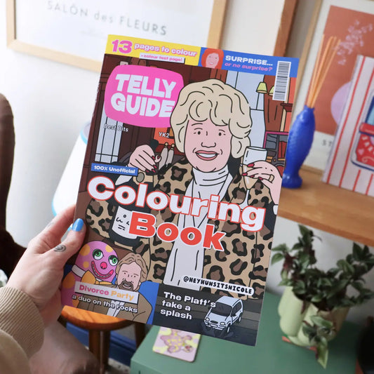 Telly Guide Colouring Book