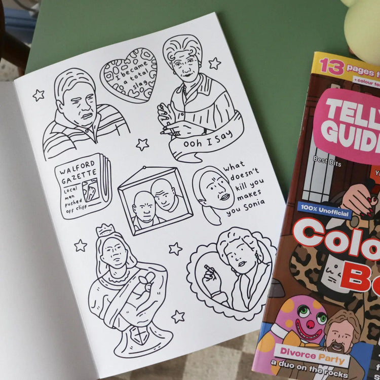 Telly Guide Colouring Book