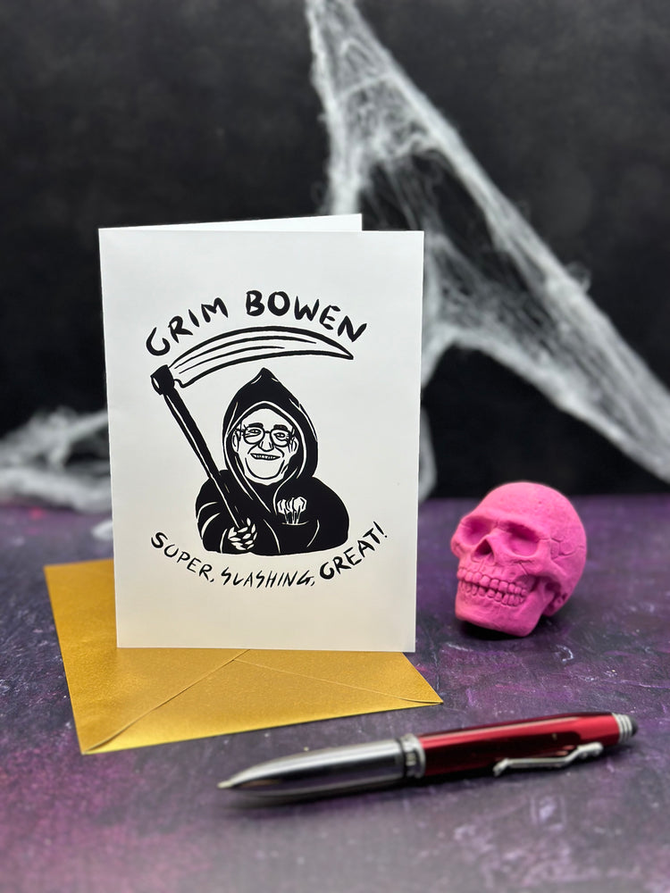 Grim Bowen Greetings Card