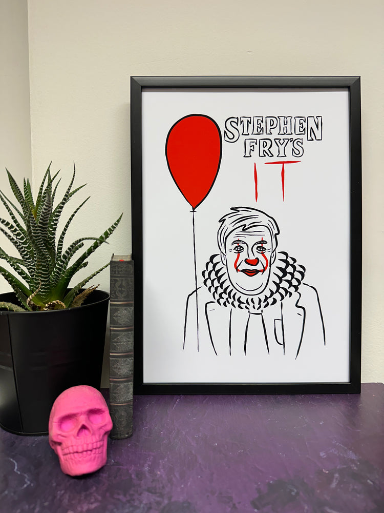 Stephen Fry's IT A4 Print
