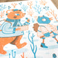 Foraging Friends A4 Print