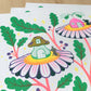 Vegetable Plant House A3 Print