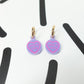 Love Is Love Retro Love Heart Huggies Earrings