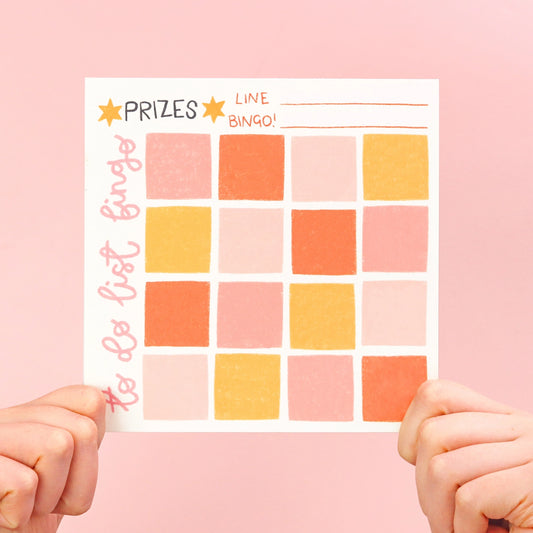 To Do List Bingo Notepad