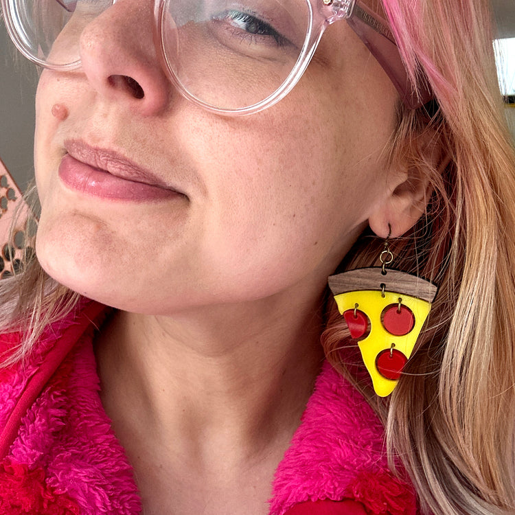 Pizza Statement Earrings
