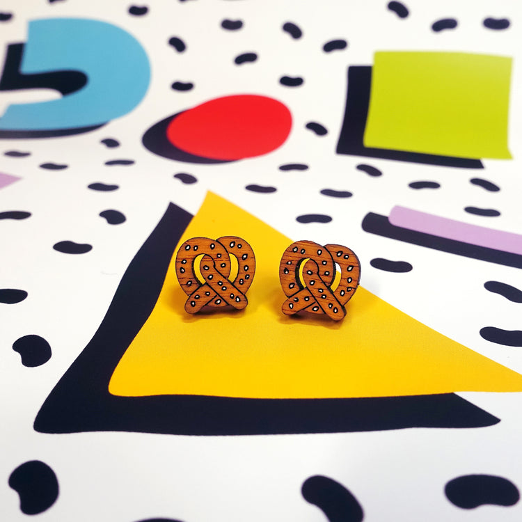 Pretzel Stud Earrings