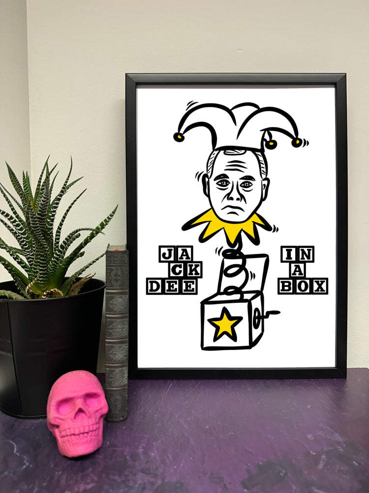 Jack Dee In a Box A4 Print