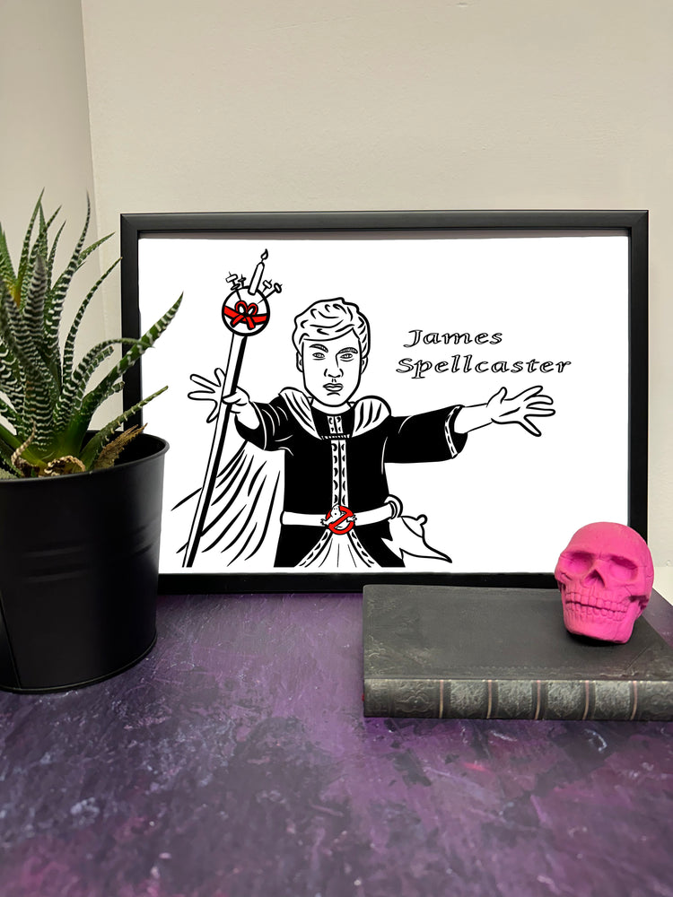 James Spellcaster A4 Print