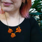 Retro Teaset Statement Necklace